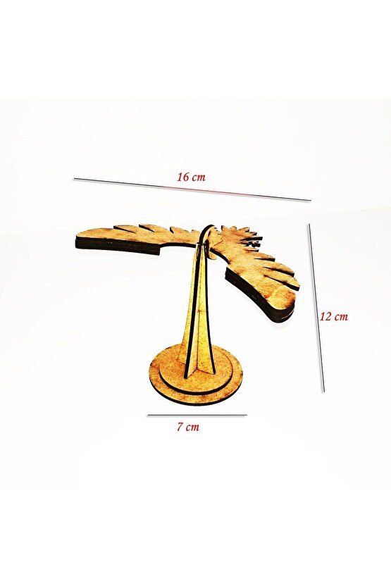 3d Ahşap Maketi Denge Kuşu Etkinlik Oyunu