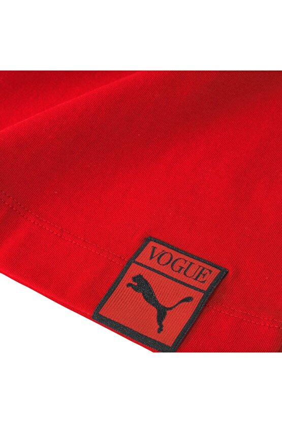 X Vogue Graphic Tee Kırmızı Kadın T-shirt