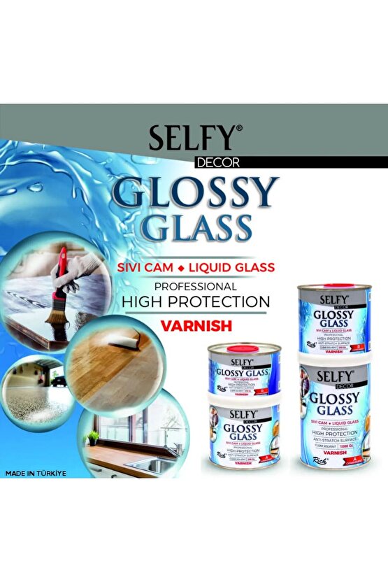 Glossy Glass Sıvı Cam 750 gram