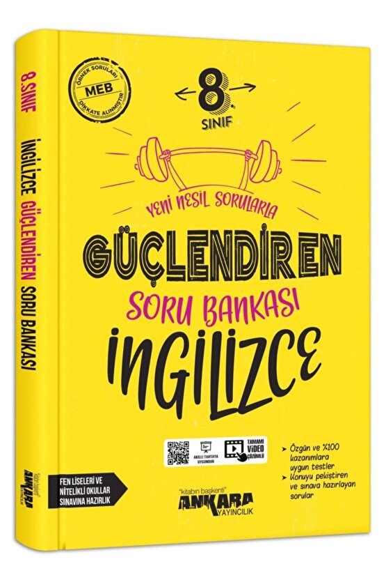 8. Sınıf Güçlendiren Ingilizce Soru Bankası Ankara Yayınları