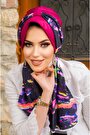 Fuşya Siyah