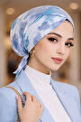 Mavi Beyaz Batik