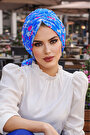 Mavi desenli