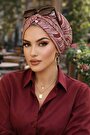 Bej Vişne Spiral Desen