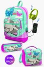 Su Yeşili Pembe Kedi