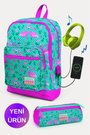 Su Yeşili Pembe Flamingo