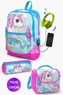 Mavi Neon Pembe Unicorn