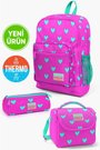 Neon Pembe Su Yeşili Kalp