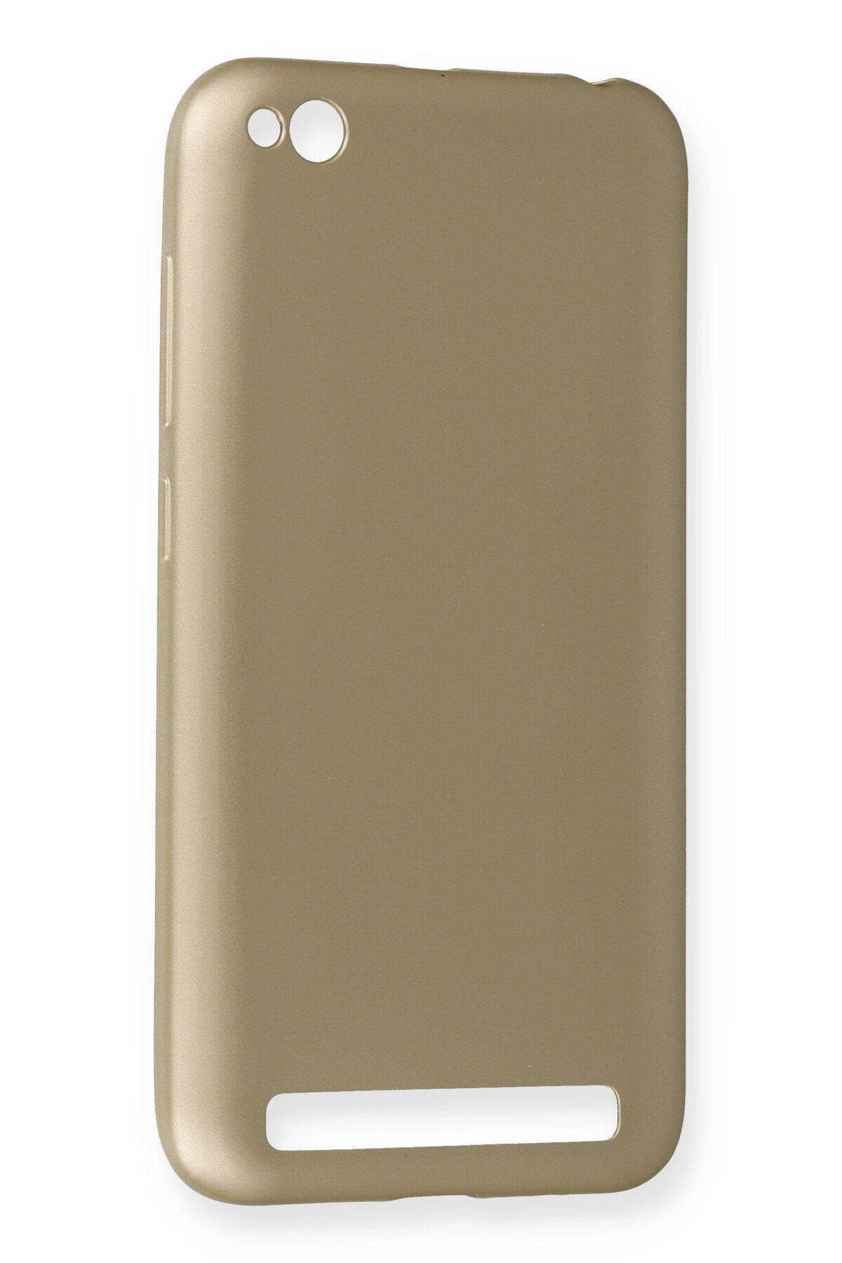 NewFace Newface Xiaomi Redmi 5A Kılıf Premium Rubber Silikon - Gold