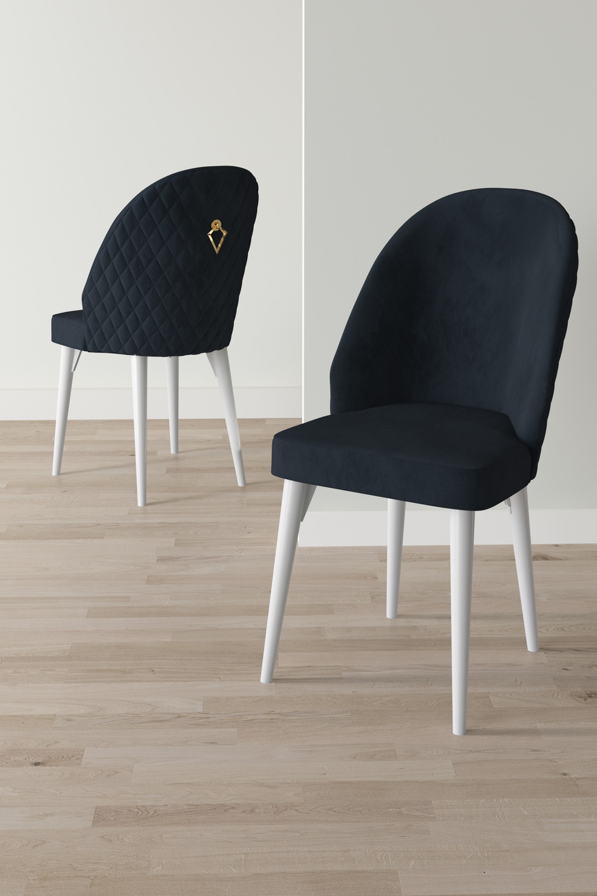 Rovena Modica Beyaz Mermer Desen 80x132 Açılabilir Yemek Masası Takımı 4 Adet Sandalye