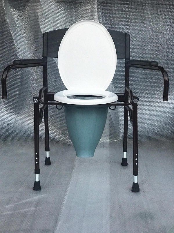 MEDİKALCİM Hasta Sandalyesi Plastik Döşemeli Klozet Plastik Hunili Direk Wc Alaturka Tuvalet Üzerine Uygun