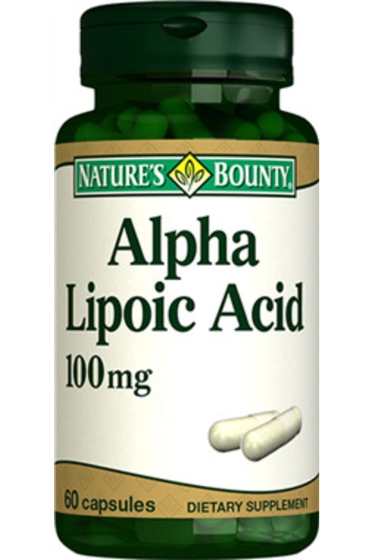 Nature‘s Bounty Alpha Lipoic Acid 100 Mg 60 Kapsül