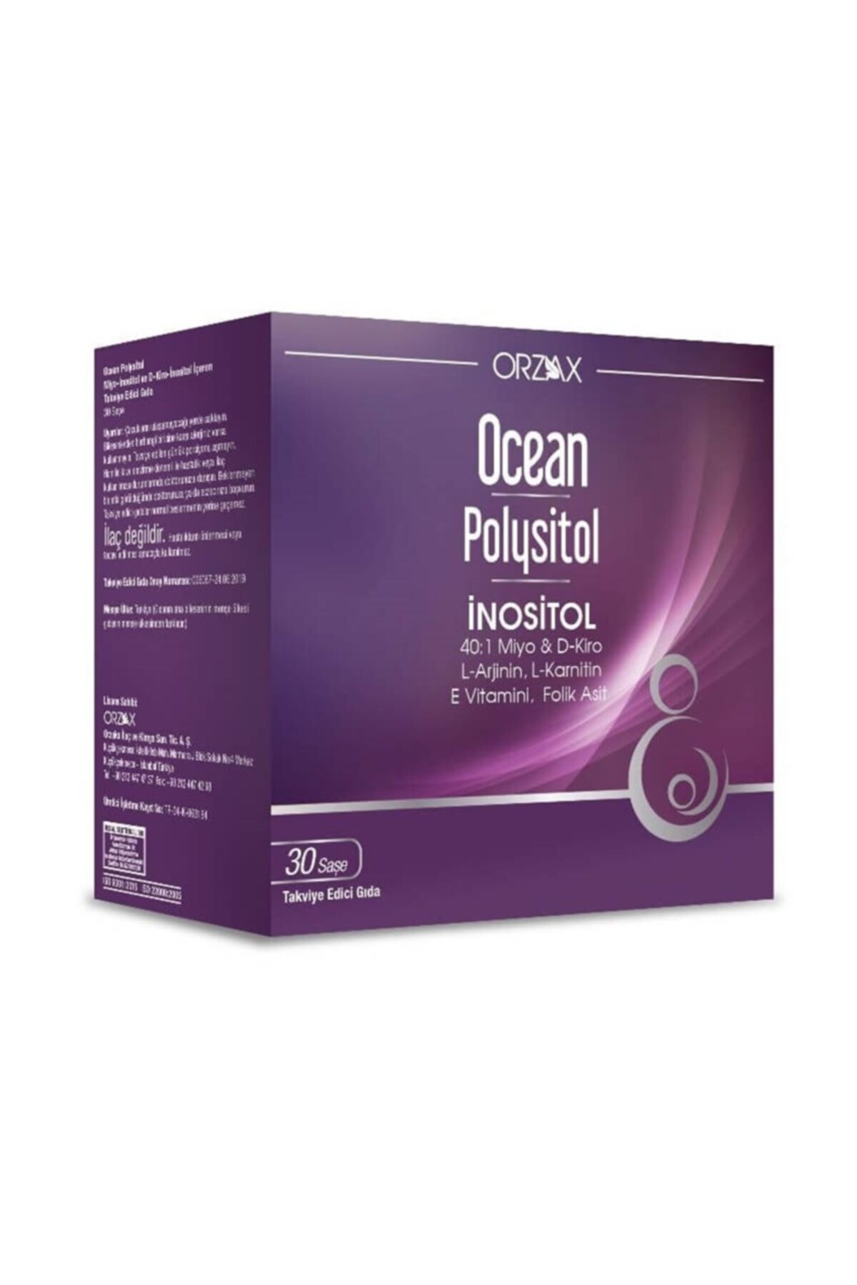 Ocean Polysitol Takviye Edici Gıda 30 Saşe Folik Asit 400 ?g