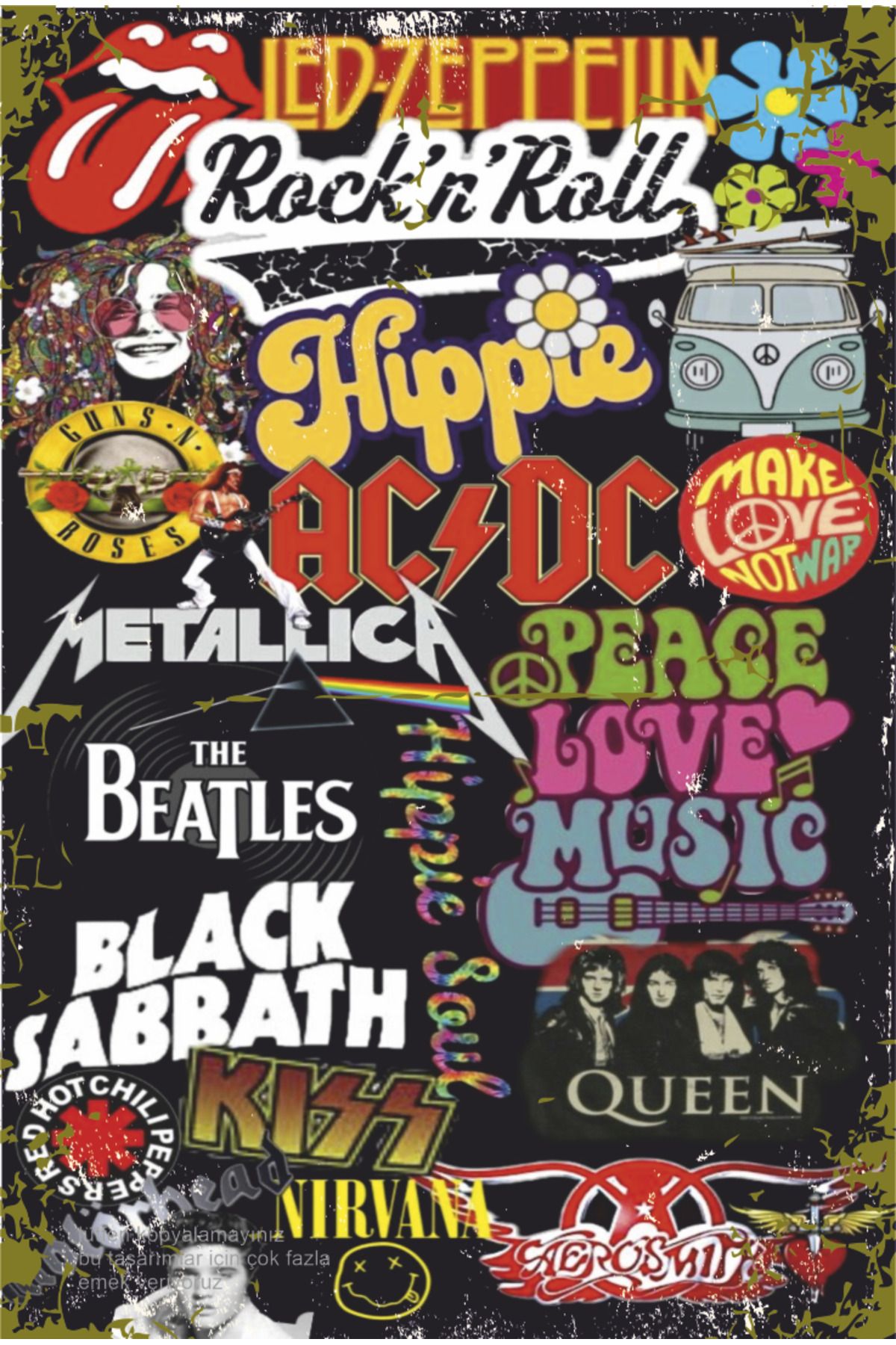 led zeppelin AC DC beatles Queen black sabbath kiss nir | Vartabi