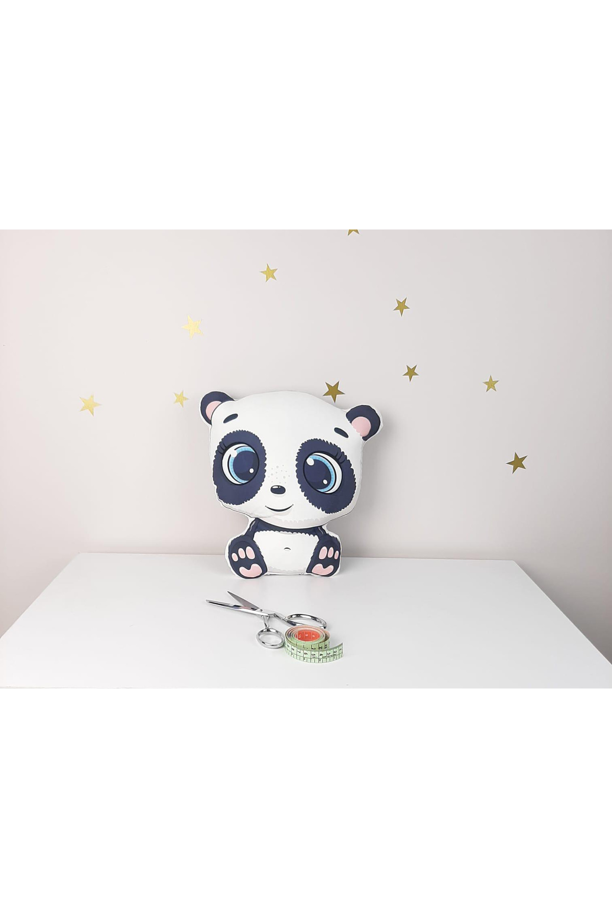 MEKTA HOME Mekta Home Panda Pofuduk Dekoratif Uyku Arkadaşı Yastığı ve Kırlent MKTUA-015