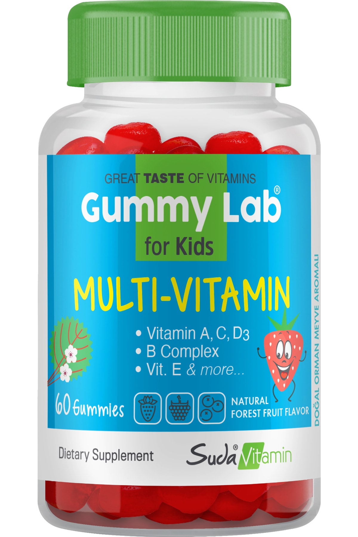 Suda Vitamin Multı Vıtamın For Kıds Or.meyv.60 Gummies
