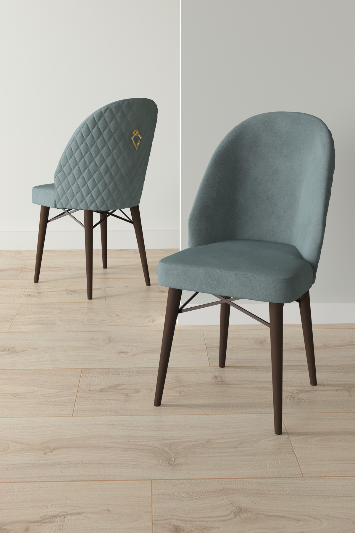 Rovena Olbia Meşe Desen 80x132 Açılabilir Mutfak Masası Takımı 4 Adet Sandalye