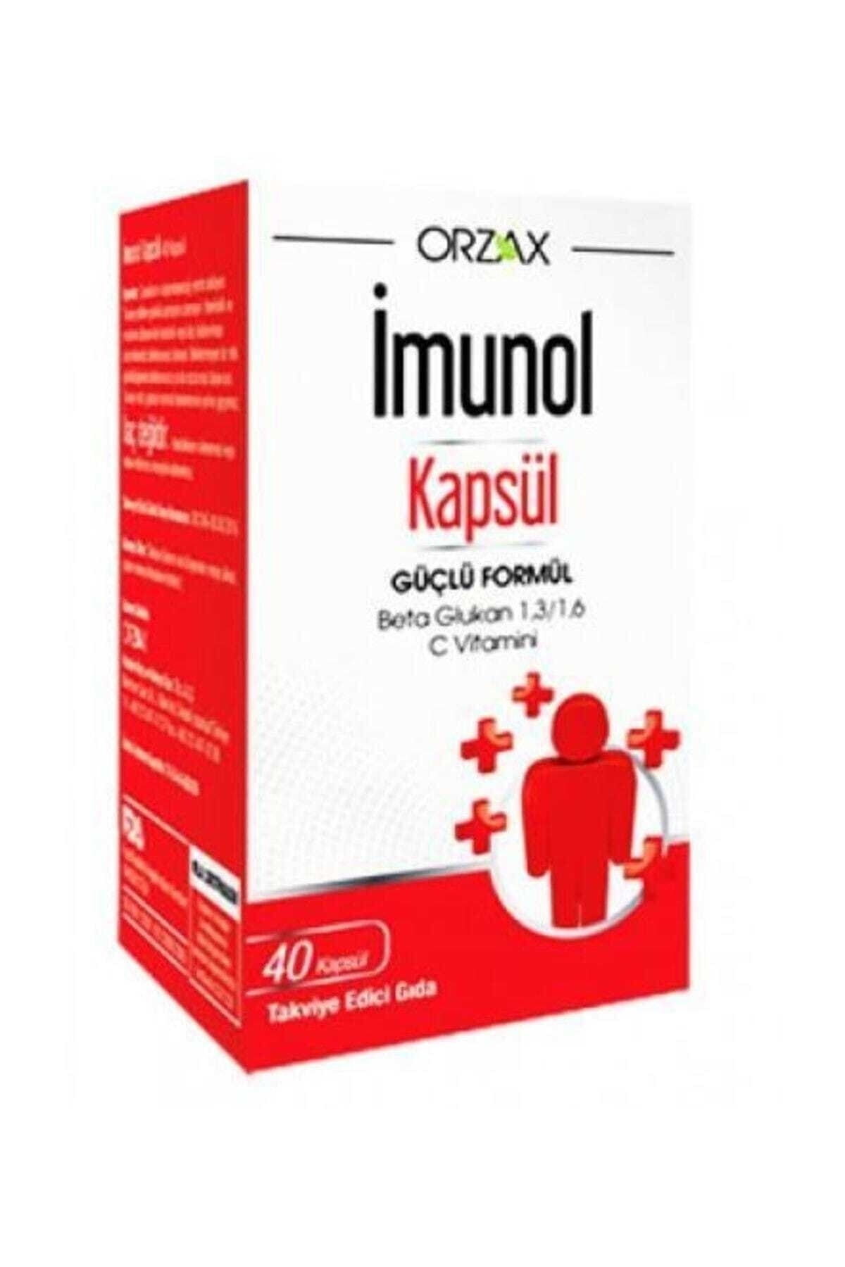 İMUNOL Orzax Imunol Beta Glukan 40 Kapsül