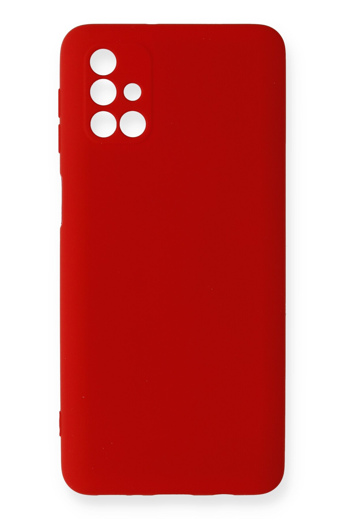 NewFace Newface Samsung Galaxy M31S Kılıf Nano içi Kadife Silikon - Kırmızı