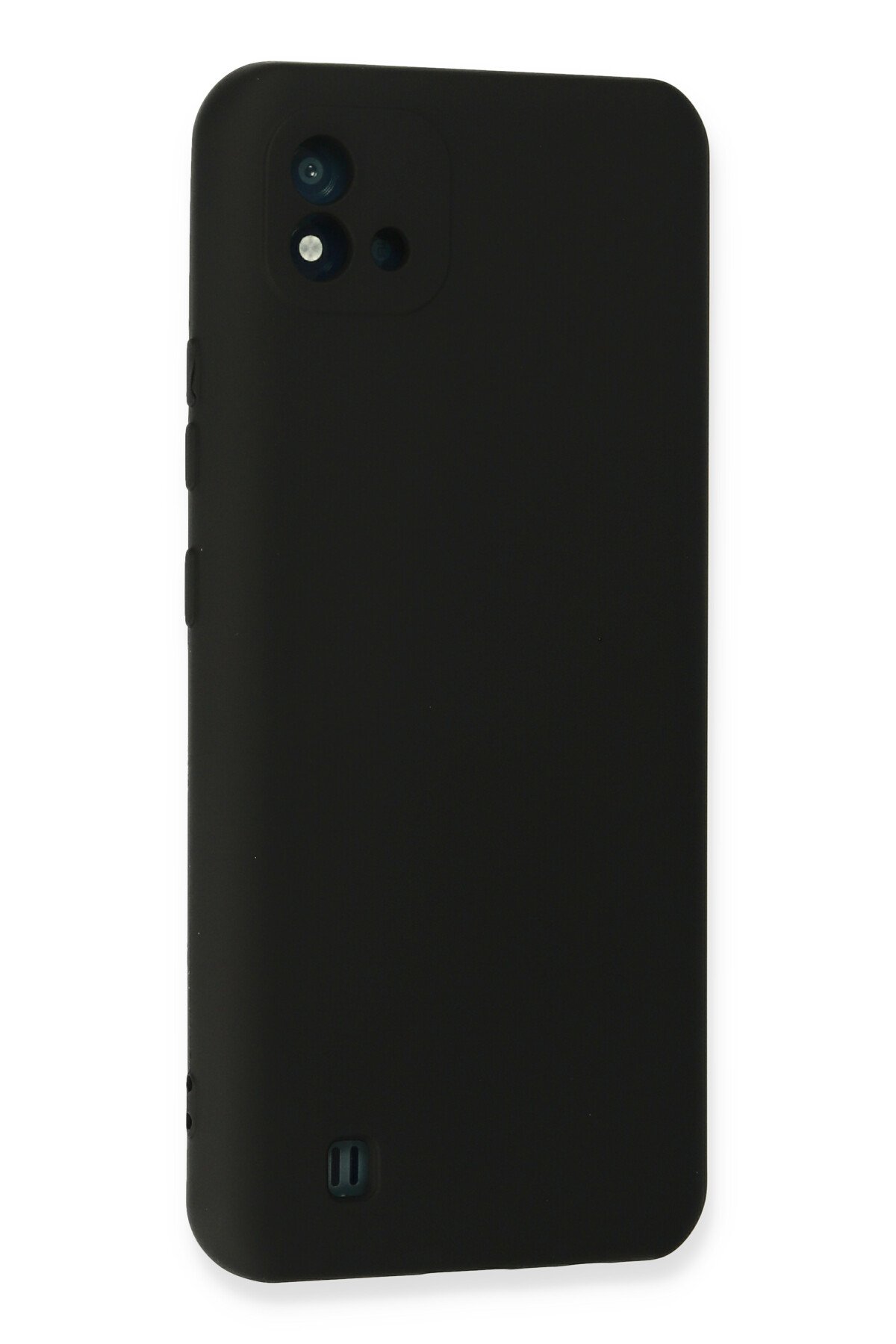 NewFace Newface Realme C11 2021 Kılıf Nano içi Kadife Silikon - Siyah