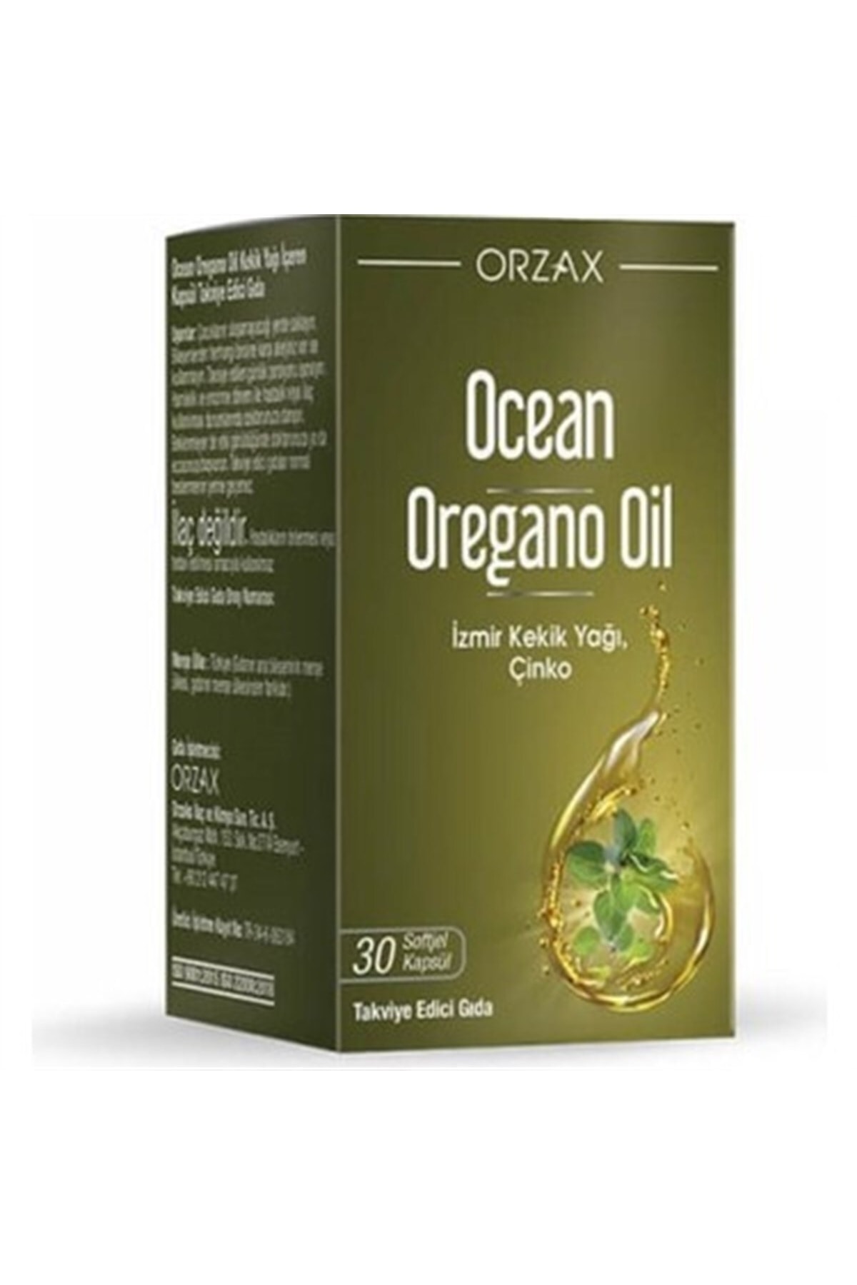 Ocean Orzax Oregano Oil 30 Kapsül