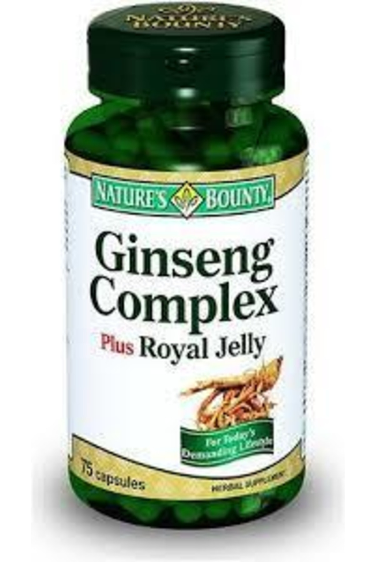 Nature‘s Bounty Ginseng Complex Plus Royal Jelly 75 Kapsül