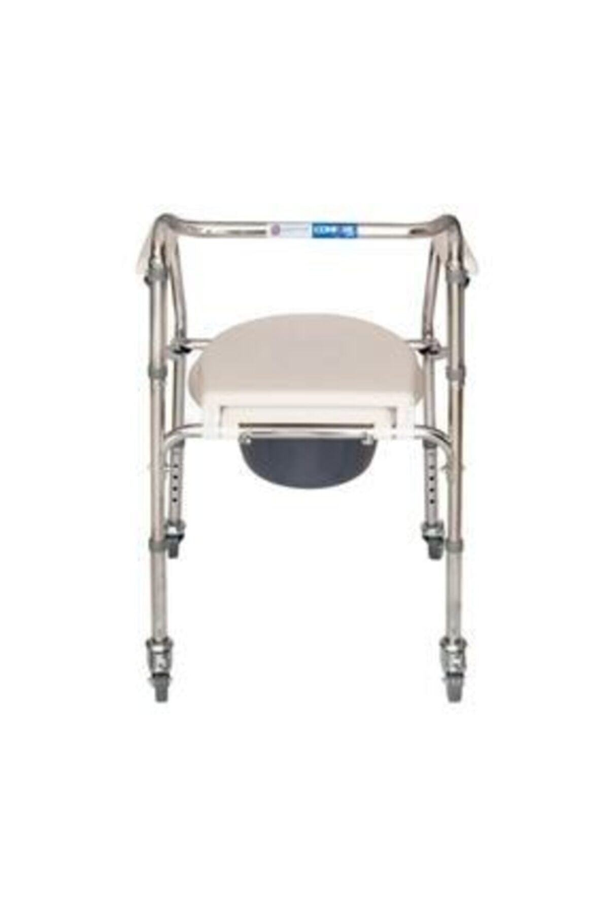 Comfort Plus Küçük Tekerlekli Tuvaletli Sandalye