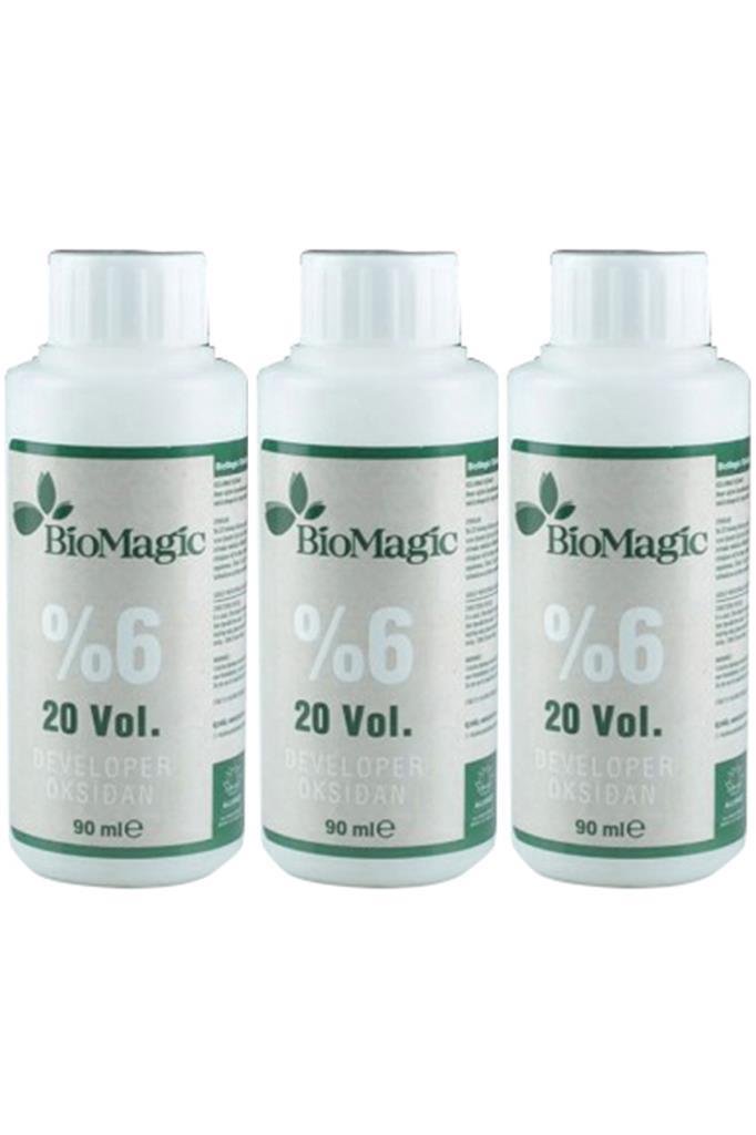 BIOMAGIC Biomagic Developer Peroksit-Oksidan 20 Volüm (%6) 90 Ml. 3 Adet