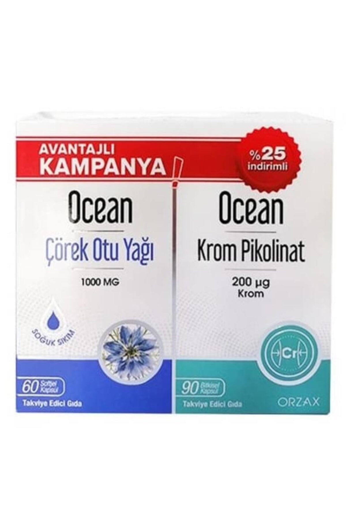 Ocean Çörek Otu Yağı + Krom Pikolinat