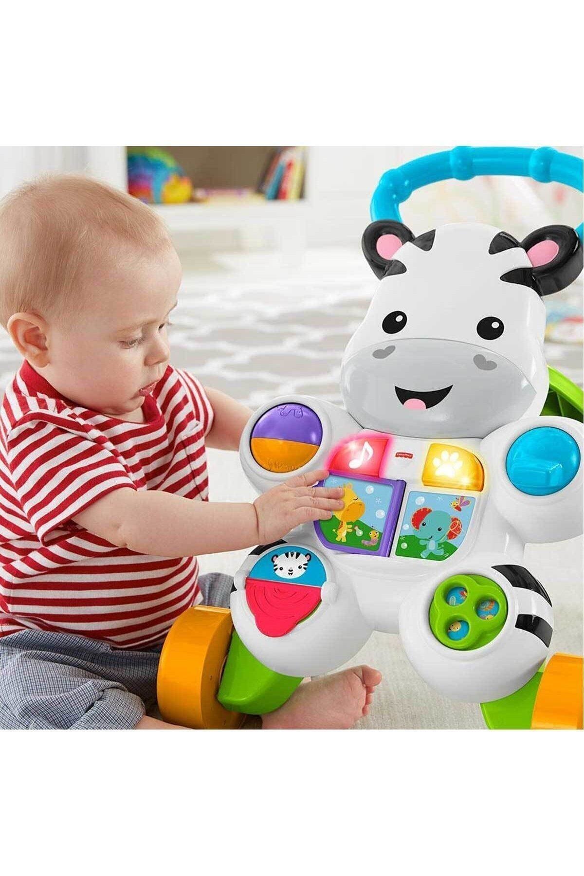 Fisher Price Beyaz Melodili Yürüteç Zebra