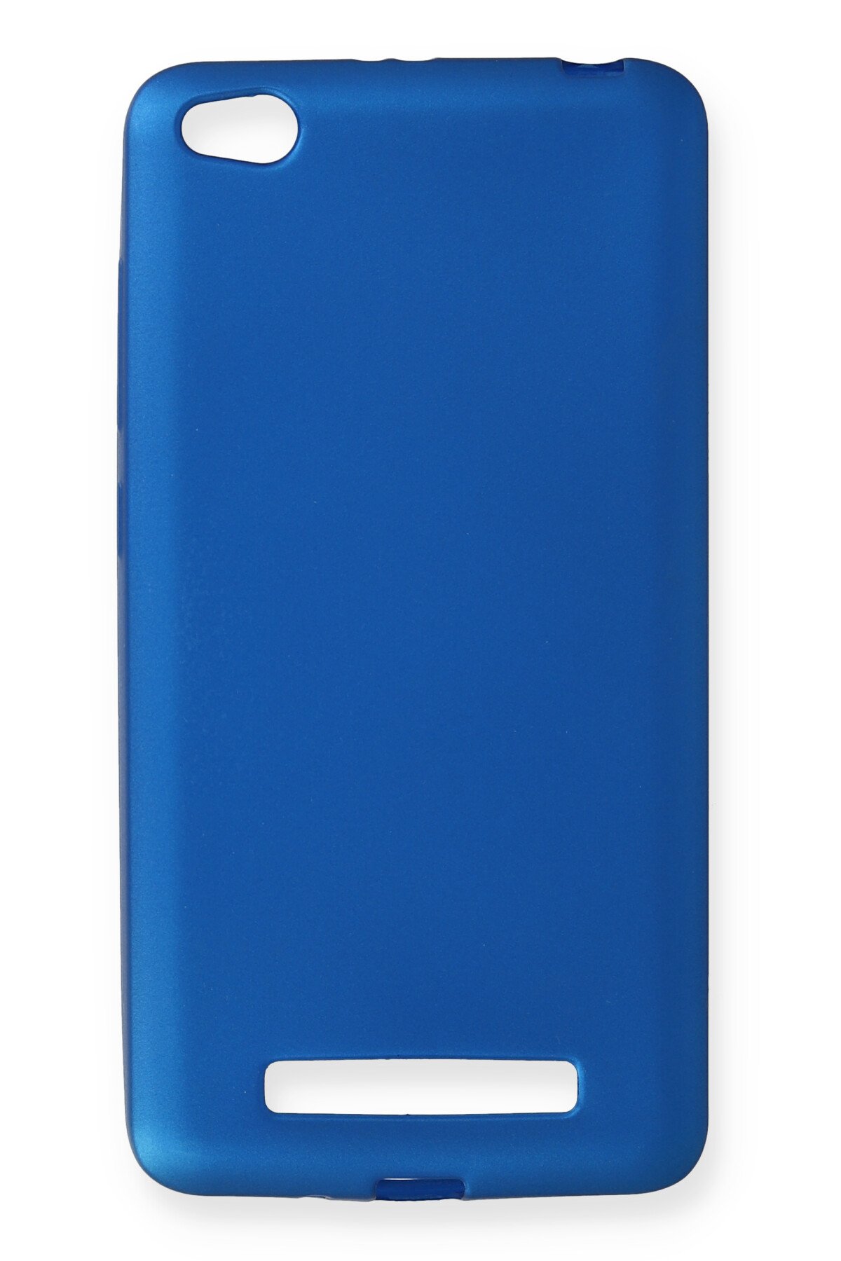 NewFace Newface Xiaomi Redmi 4A Kılıf Premium Rubber Silikon - Mavi