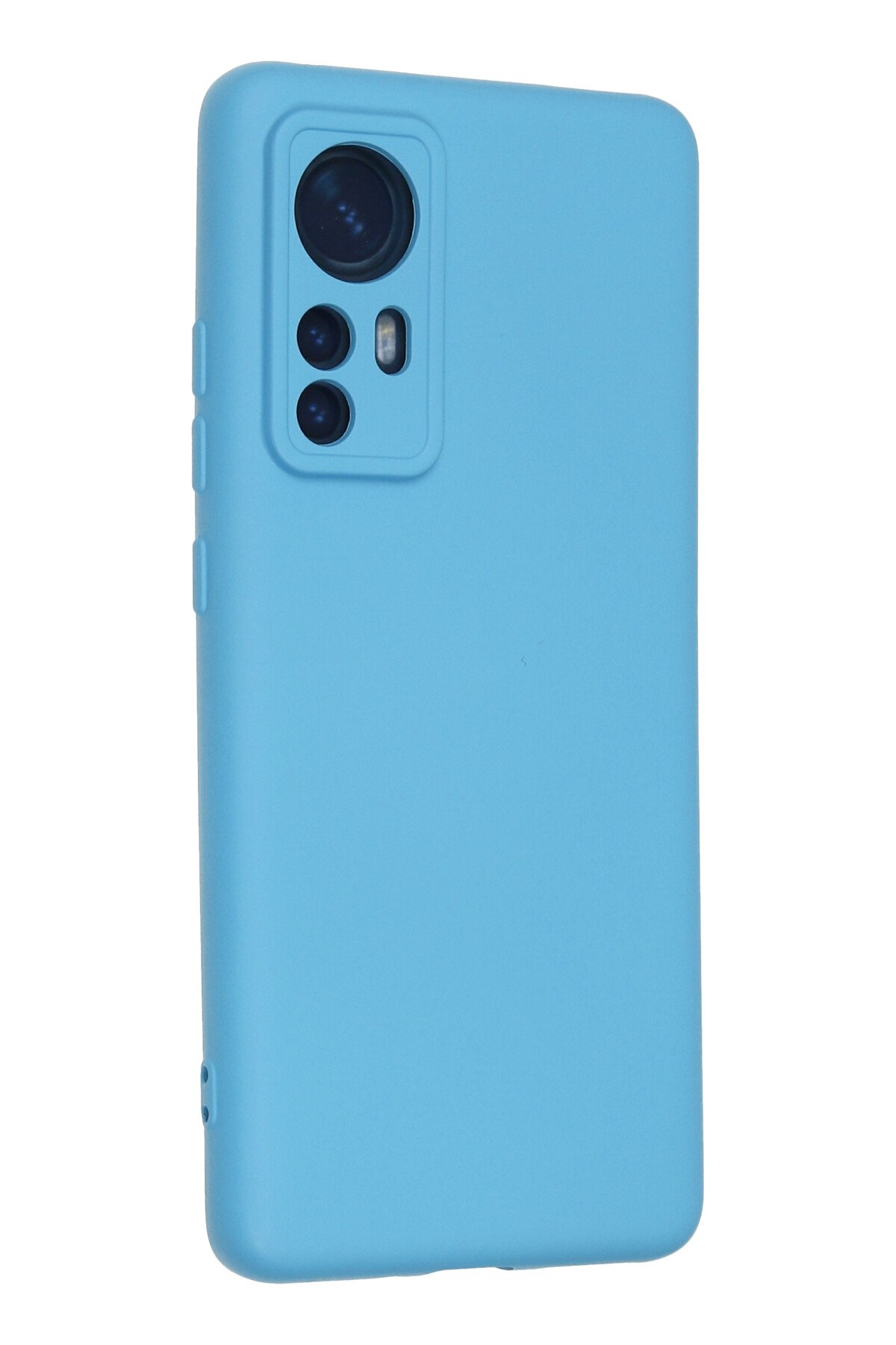 NewFace Newface Xiaomi Mi 12 Kılıf Nano içi Kadife Silikon - Mavi