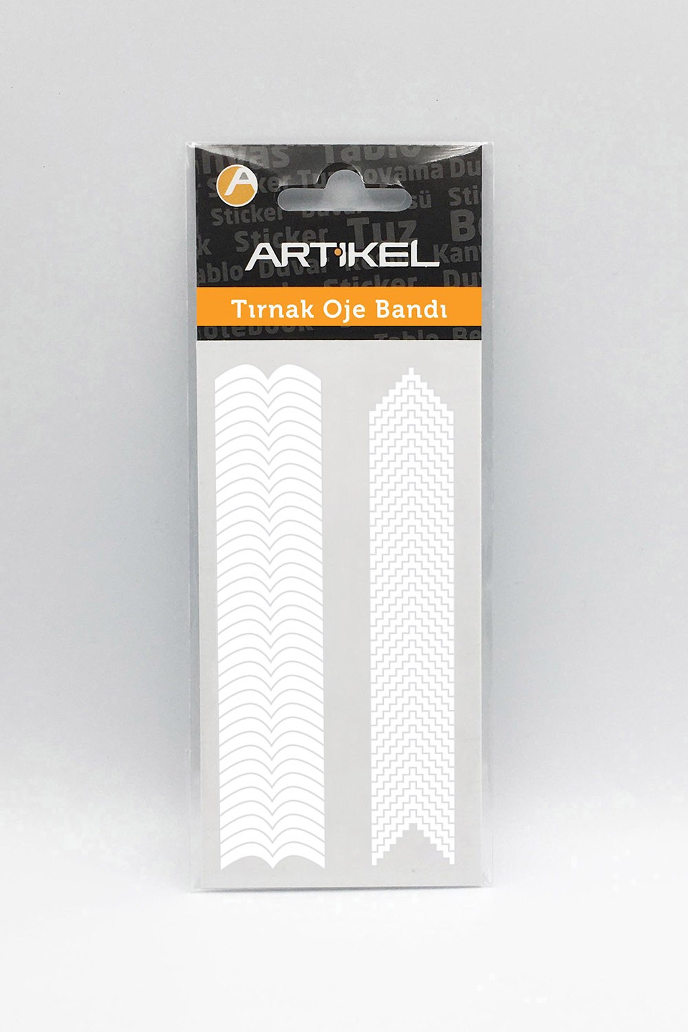Artikel Şekiller -8 French Tırnak Oje Bandı French Tırnak Sticker French Manikür Bandı