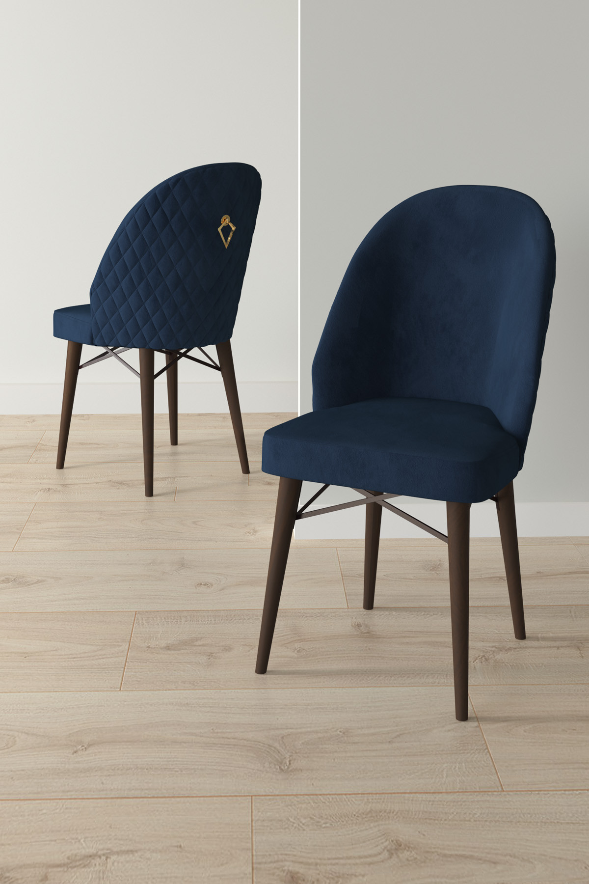 Rovena Marsilya Meşe Desen 80x132 Mdf Açılabilir Yemek Masası Takımı 4 Adet Sandalye
