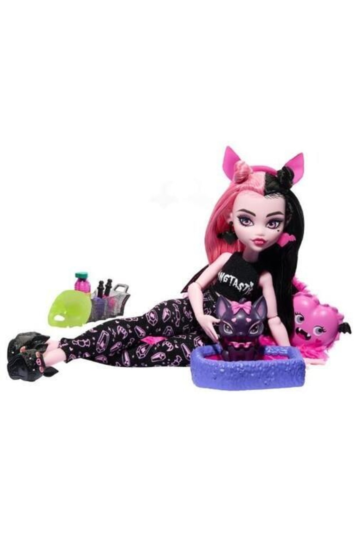Mattel Monster High Creepover Party Frankiestein Doll & Accessories With Watzie Dog