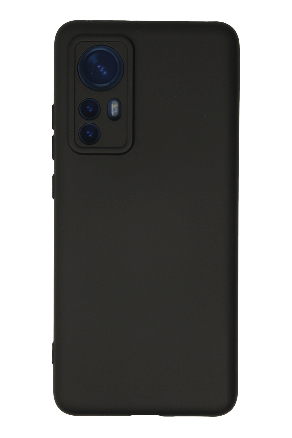 NewFace Newface Xiaomi Mi 12X Kılıf Nano içi Kadife Silikon - Siyah NX9155