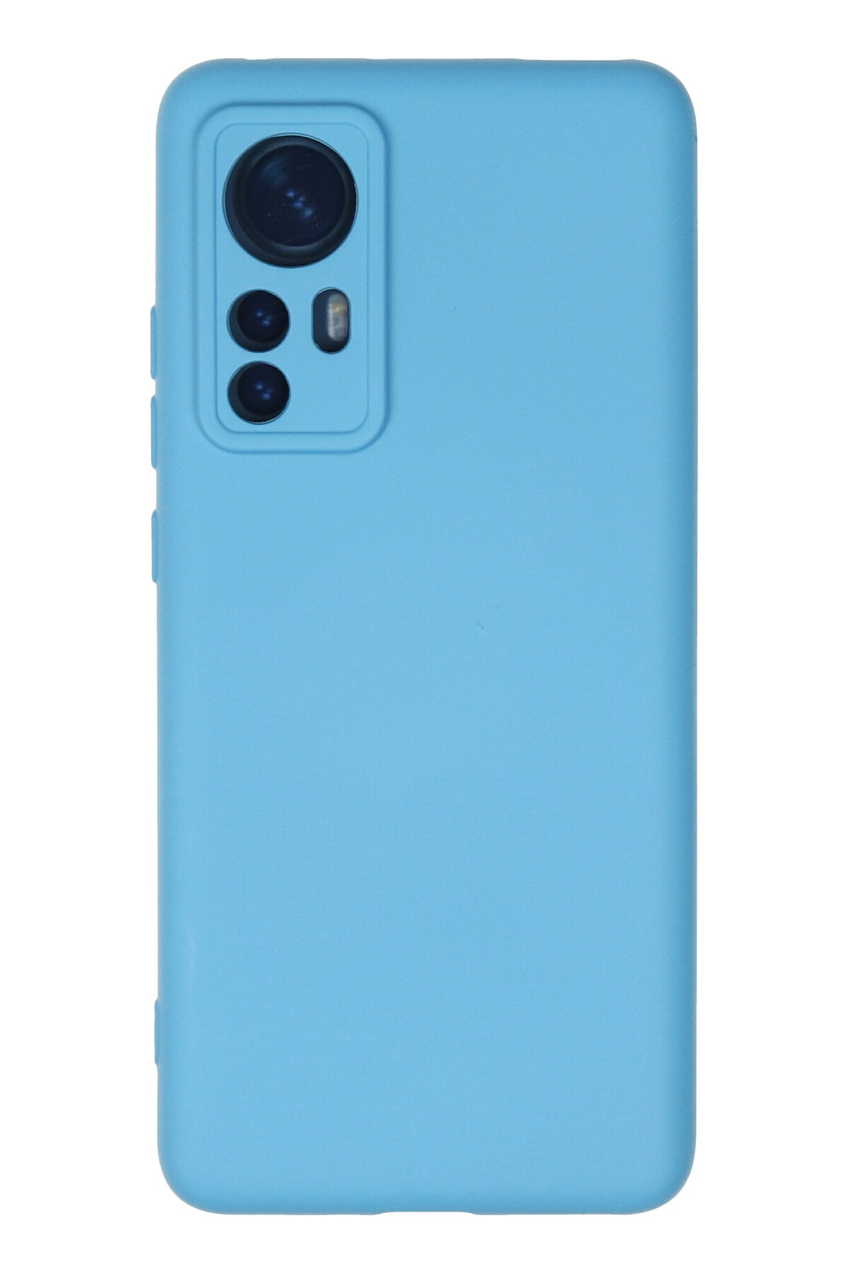 NewFace Newface Xiaomi Mi 12X Kılıf Nano içi Kadife Silikon - Mavi