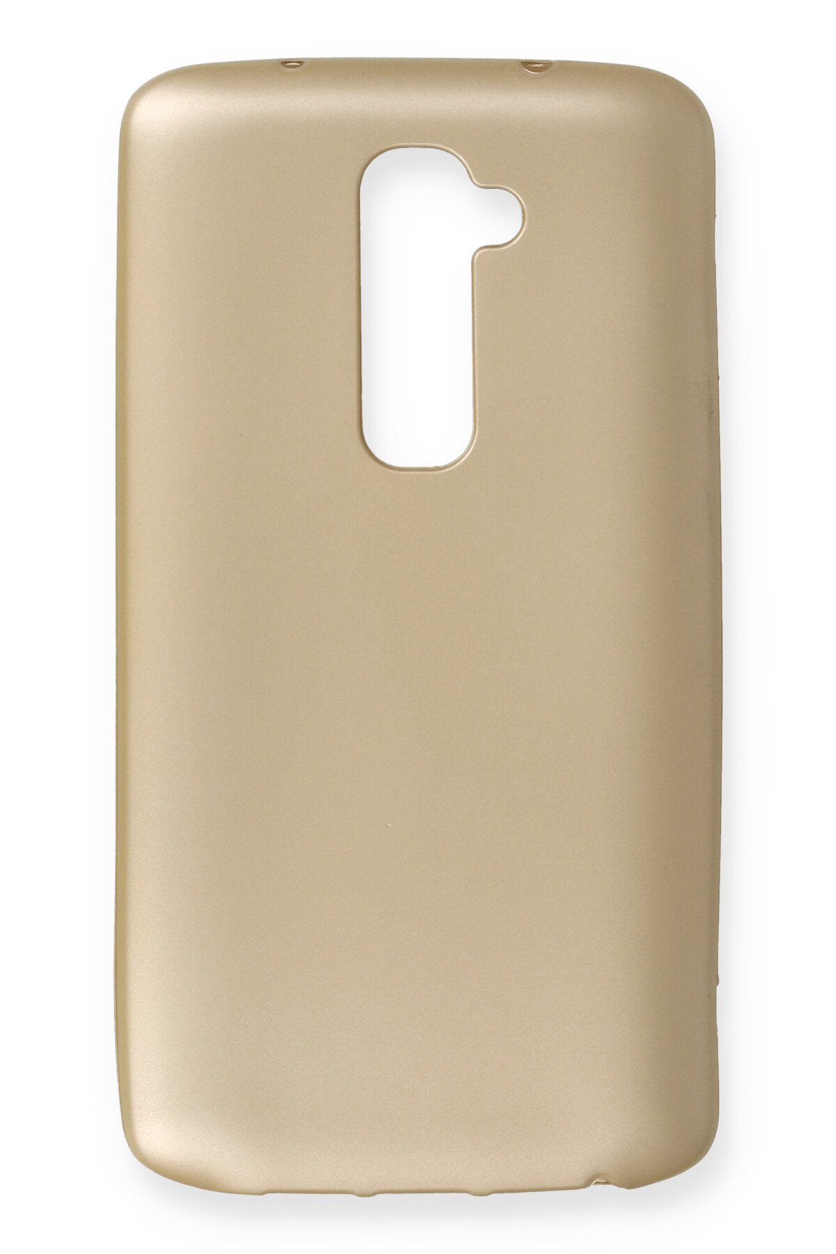 NewFace Newface LG G2 Kılıf Premium Rubber Silikon - Gold