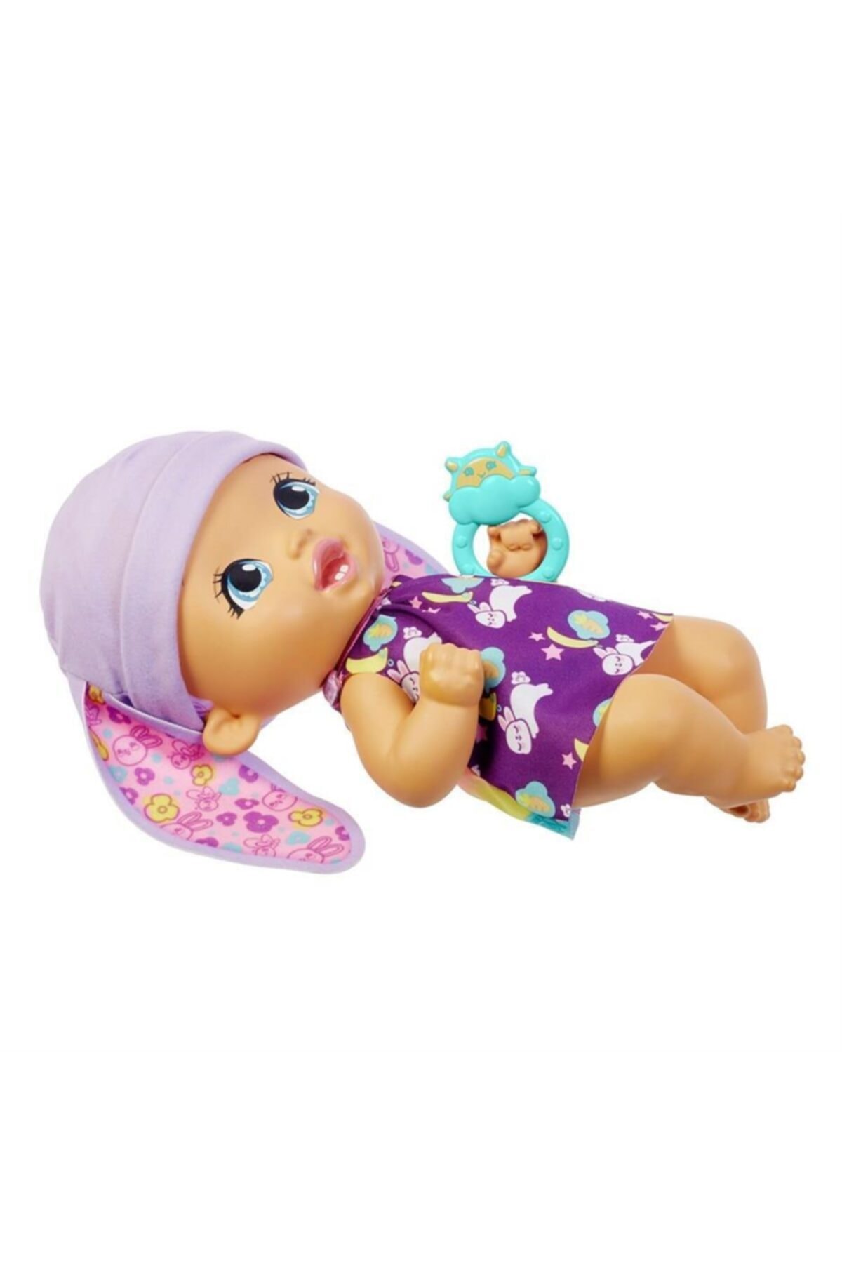 My Garden Baby Ilk Tavşan Bebeğimin Bakım Zamanı Mor Bereli Bebek Hgc12