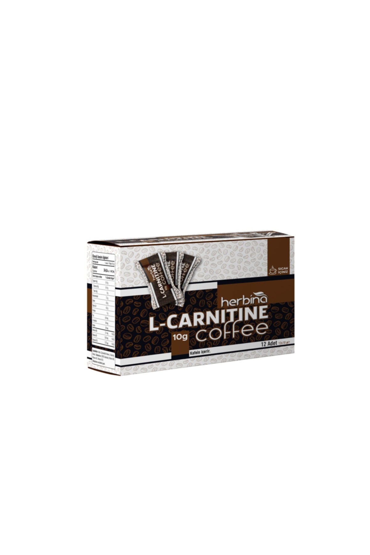 Herbina Kafein Içeren L Carnitine Coffee 12li Kutu Herbina Kafein Içeren L Carnitine Coffee 12li Kutu