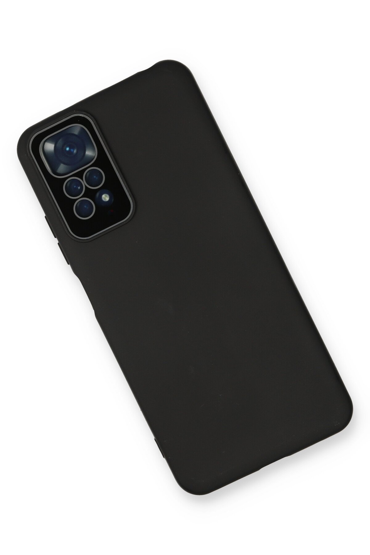 NewFace Newface Xiaomi Redmi Note 11 Kılıf Lansman Glass Kapak - Siyah NX9487 NewFace Newface Xiaomi Redmi Note 11 Kılıf Lansman Glass Kapak - Siyah NX9487