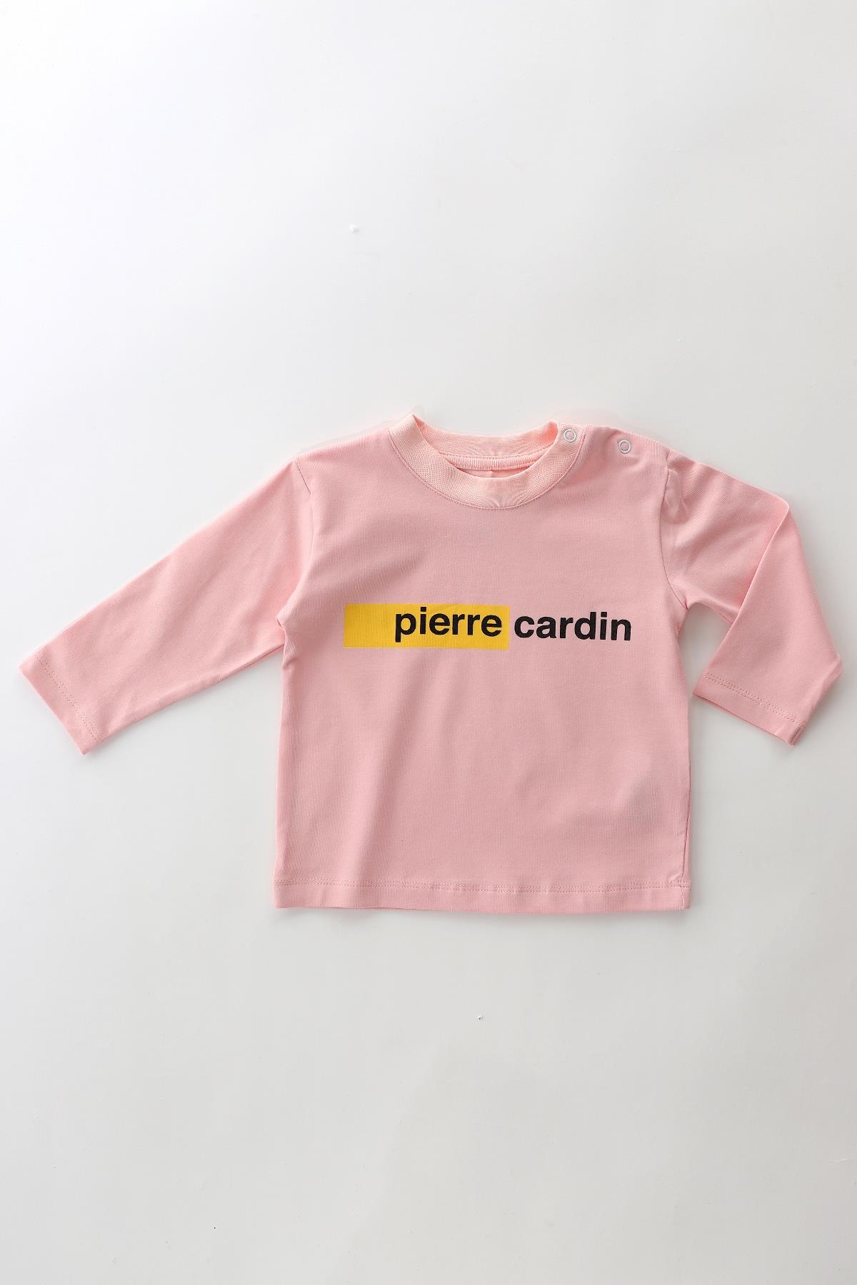 Pierre Cardin Pierre Cardin %100 Pamuk Bebek Uzun Kol Sweatshirt Tişört 303310