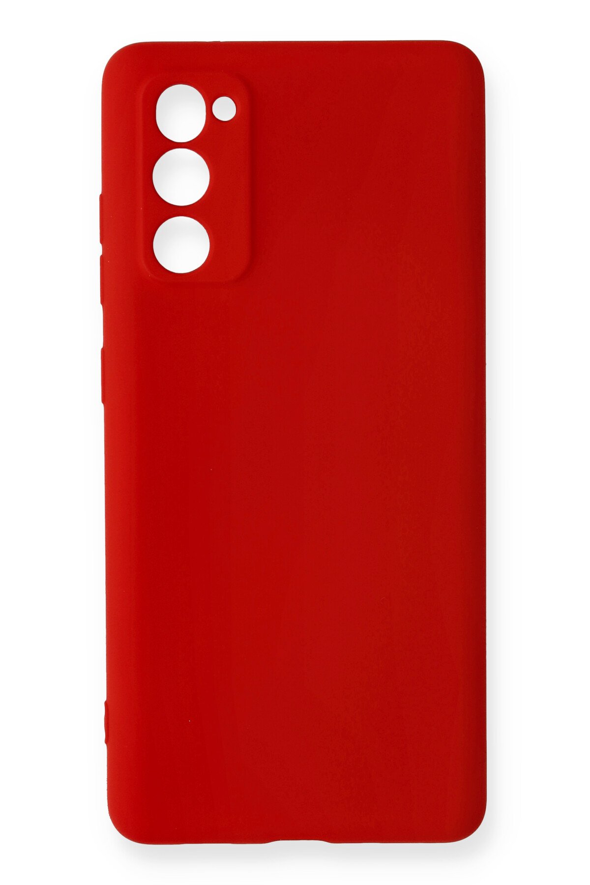 NewFace Newface Samsung Galaxy S20 FE Kılıf Nano içi Kadife Silikon - Kırmızı