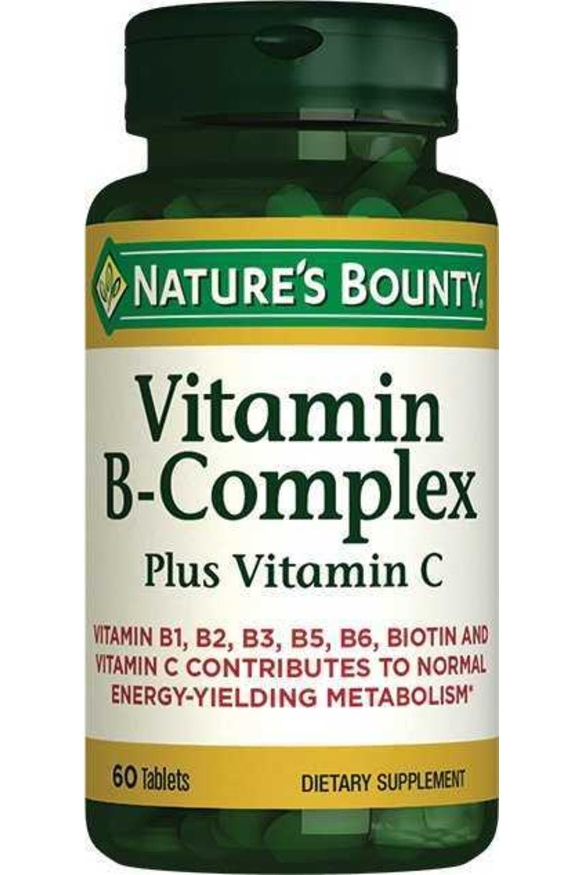 Nature‘s Bounty Vitamin B Complex Plus Vitamin C 60 Tablet