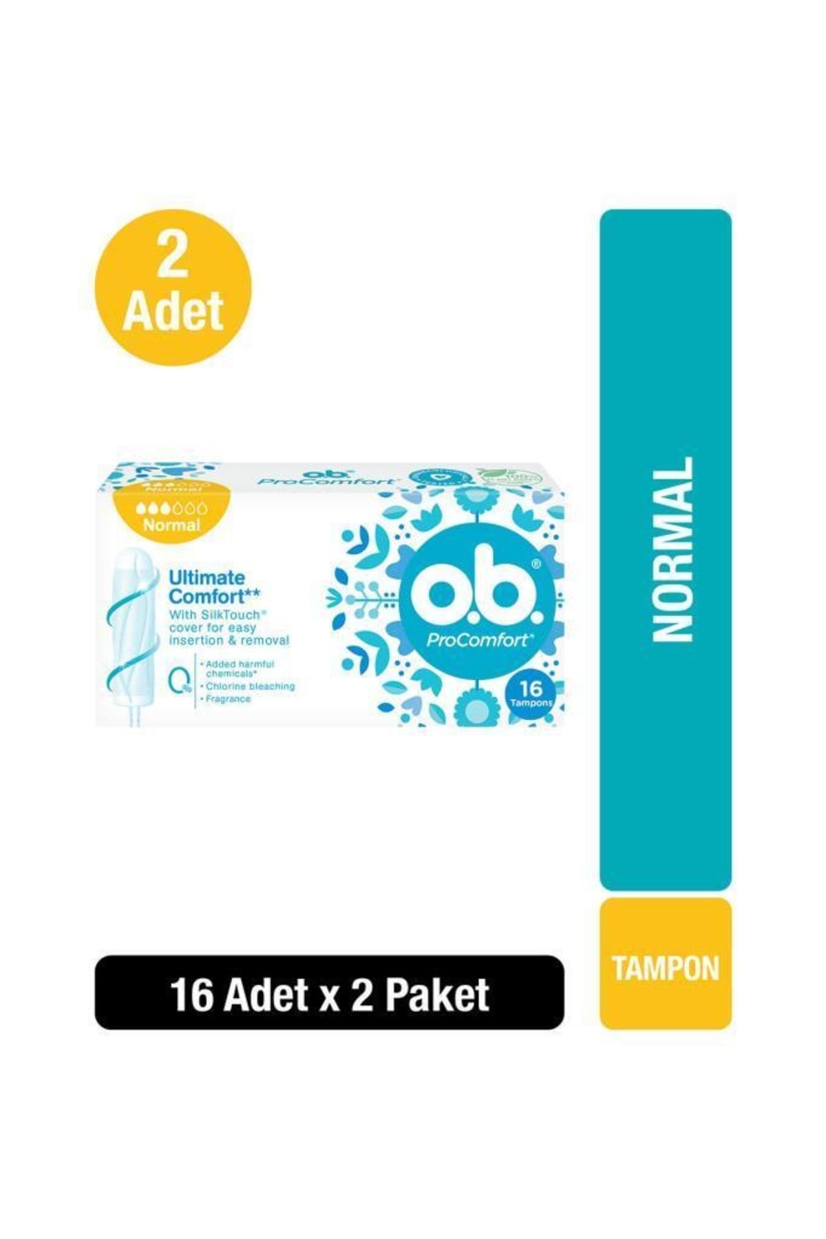 o.b. Tampon Normal 16lı X2