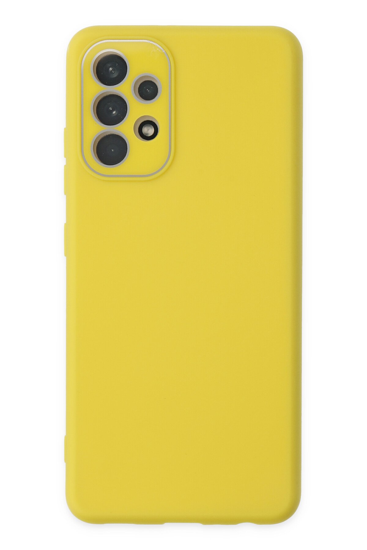 NewFace Newface Samsung Galaxy A53 5G Kılıf Lansman Glass Kapak - Sarı NX9329 NewFace Newface Samsung Galaxy A53 5G Kılıf Lansman Glass Kapak - Sarı NX9329