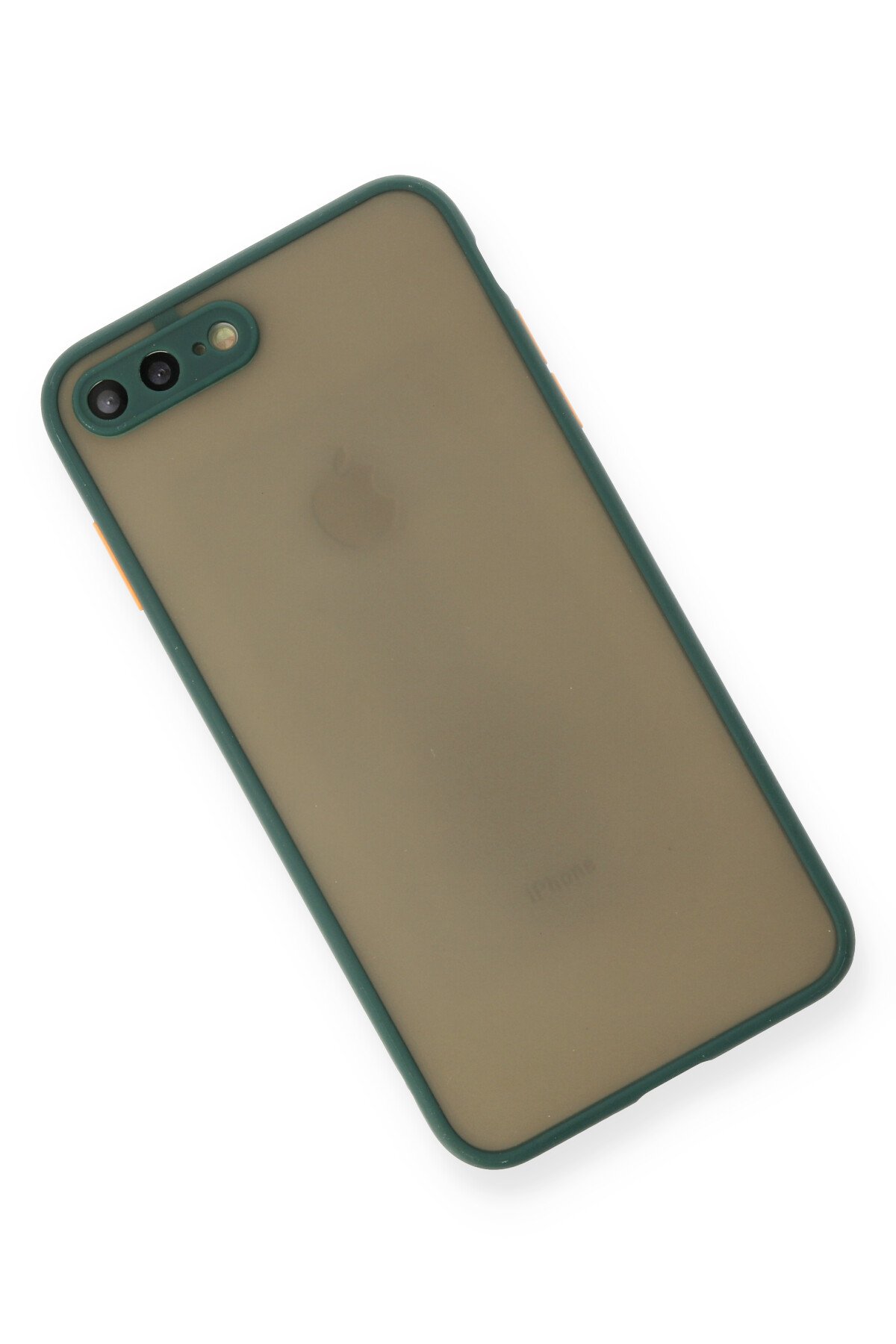 NewFace Newface iPhone 8 Plus Kılıf Montreal Silikon Kapak - Yeşil