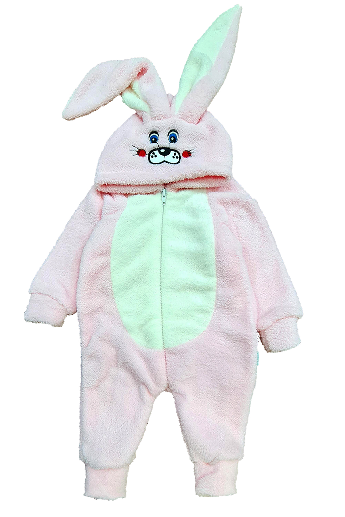 CemBebe Welsoft Kız Çocuk Tavşan Kostüm Peluş Tulum