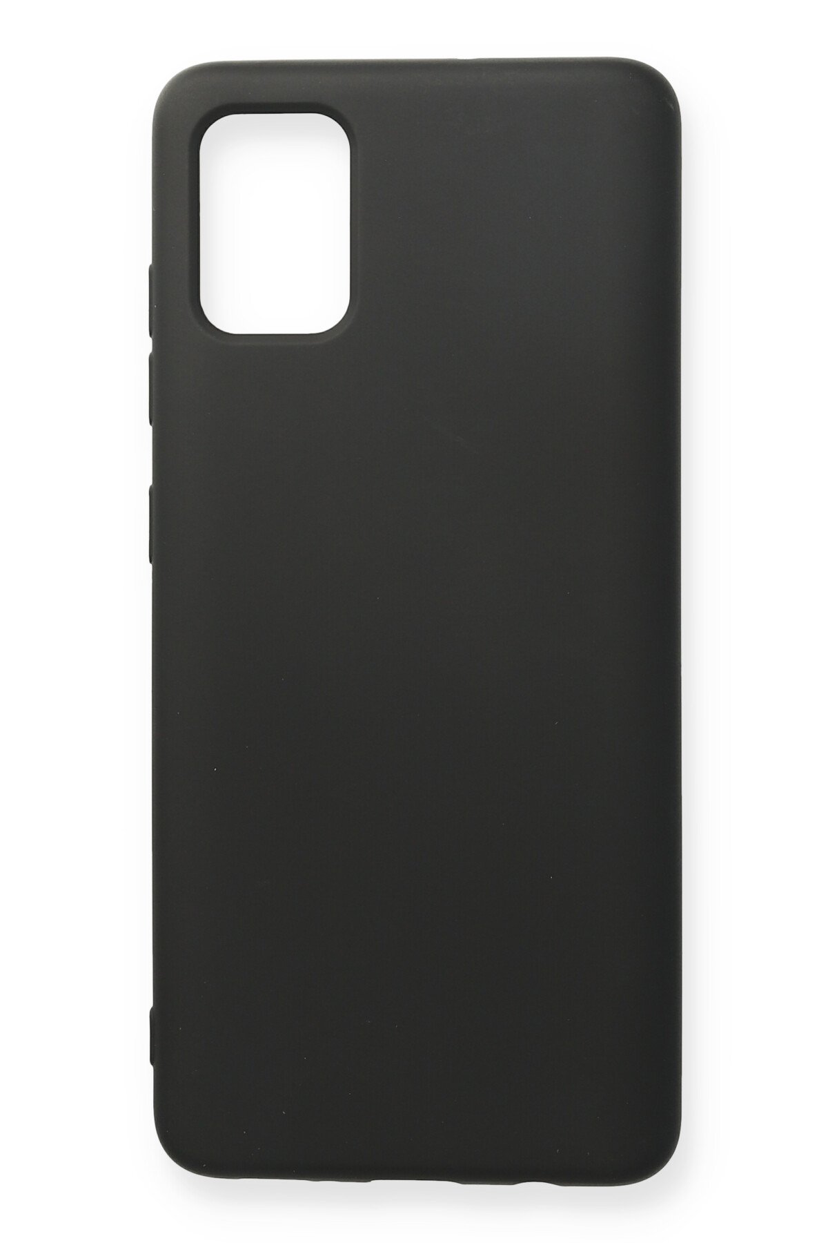 NewFace Newface Samsung Galaxy A71 Kılıf Nano içi Kadife Silikon - Siyah