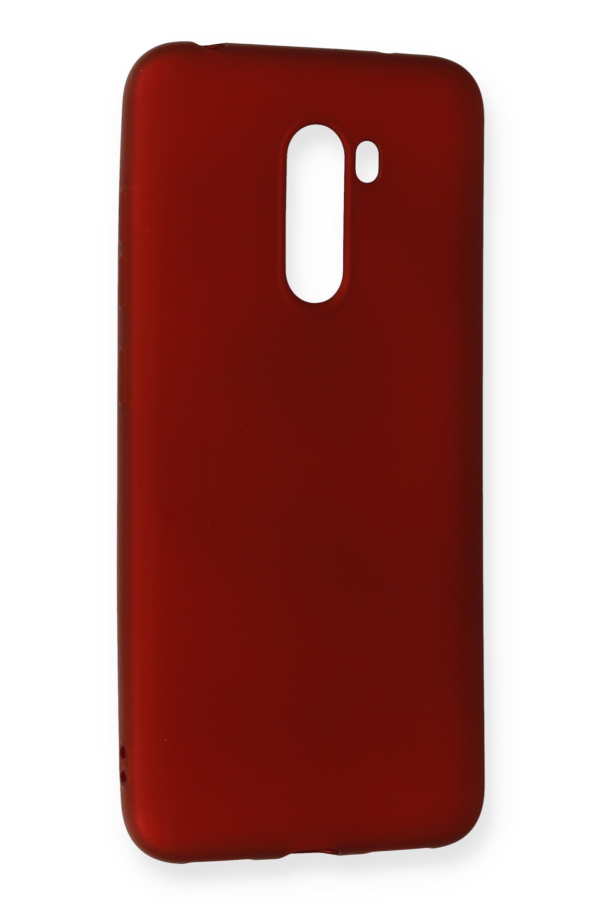 NewFace Newface Xiaomi Pocophone F1 Kılıf Premium Rubber Silikon - Bordo